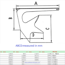 Cargar imagen en el visor de la galería, Premium Varied CQR Anchor & Bruce Anchor 316 Stainless Steel (1.0–40 kg for yachts ≤15 m Customizable)-NaturalMateriaStudio-NaturalMateriaStudio