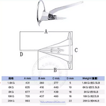 Cargar imagen en el visor de la galería, Premium Anchors 316 Stainless Steel Delta Style & Roll-Bar Plow – Customizable Safe Holding for Yachts & Boats-NaturalMateriaStudio-NaturalMateriaStudio