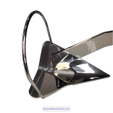 Cargar imagen en el visor de la galería, Premium Anchors 316 Stainless Steel Delta Style & Roll-Bar Plow – Customizable Safe Holding for Yachts & Boats-NaturalMateriaStudio-NaturalMateriaStudio