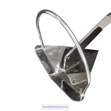 Cargar imagen en el visor de la galería, Premium Anchors 316 Stainless Steel Delta Style & Roll-Bar Plow – Customizable Safe Holding for Yachts & Boats-NaturalMateriaStudio-NaturalMateriaStudio