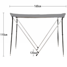 Carica l'immagine nel visualizzatore di Gallery, Boat Canopy | UV Protection • Waterproof • Foldable Design suitable for boats width of 1 to 1.4 meters. - NaturalMateriaStudio