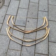 이미지를 갤러리 뷰어에 로드 , Supply 4 Vaired Style Traditional Smoked Bamboo Horn Bow Core Semi-Finished Kit