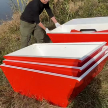 Görseli Galeri görüntüleyiciye yükleyin, Unique Supply Çeşitli boyut L2.2-5.0 metre (7.2ft-16.4ft) Araç monteli taşınabilir alüminyum üst üste konabilir tekneler (2-6 yetişkin) + Ücretsiz Ultimate Boating Companion Kiti