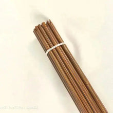 Cargar imagen en el visor de la galería, 25-80# L36.2"-37.4”/92cm-95cm Unique Assembled Tiger Five Splice Tonkin Bamboo Arrow Shafts Rare Craftsmanship for Ultimate Precision&Customizable NaturalMateriaStudio
