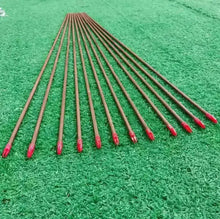 画像をギャラリービューアに読み込む, L33.5"/85cm 25-60#Unique Assembled TIGER Five-Splice Tonkin Bamboo Arrow Shafts Rare Craftsmanship for Ultimate Precision&Customizable NaturalMateriaStudio