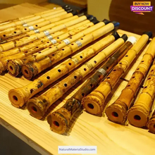 画像をギャラリービューアに読み込む, Selected Spotted Madake Bamboo Poles (L29.5"-39.4"/75-100cm) ID 1.6-2.5cm with Root Ball for Shakuhachi flute Making-NaturalMateriaStudio-NaturalMateriaStudio