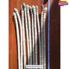 Carica l'immagine nel visualizzatore di Gallery, 45.2“/47.2” bamboo ball sticks for making walking/Hiking Cane Wholesale Amounts-NaturalMateriaStudio-NaturalMateriaStudio
