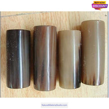 이미지를 갤러리 뷰어에 로드 , Biggest size Dia.3cmXL9cm Bufallo/Yak(africa/tibet ) natural colourful horn rolls