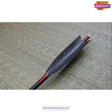 Load image into Gallery viewer, Black (turkey)30-35 cm R/L Primary Feathers for Arrow Fletching