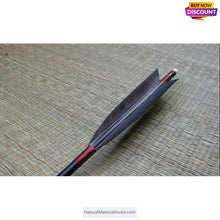 Cargar imagen en el visor de la galería, Black (turkey)30-35 cm R/L Primary Feathers for Arrow Fletching-NaturalMateriaStudio-NaturalMateriaStudio