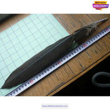 Load image into Gallery viewer, Black (turkey)30-35 cm R/L Primary Feathers for Arrow Fletching