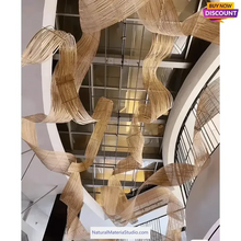 Cargar imagen en el visor de la galería, Complete size handmade extra longer 3.0-5.0meter of Bamboo Strips/Flats for Weaving Handicrafts-NaturalMateriaStudio-NaturalMateriaStudio
