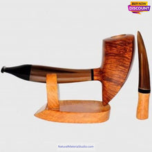 Carica l'immagine nel visualizzatore di Gallery, D1.8xL6.0cm Of Square/Roll/Tips of Buffalo and Yak Horn Material for Pipe Makers