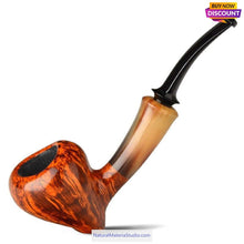 Carica l'immagine nel visualizzatore di Gallery, D1.8xL6.0cm Of Square/Roll/Tips of Buffalo and Yak Horn Material for Pipe Makers