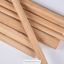 Cargar imagen en el visor de la galería, Dia.1.2-2.5cm Length 100-145cm BambooPro™ Solid Bamboo Rods for Ski Poles&Handicrafts & DIY projects Custom Orders welcome-NaturalMateriaStudio-NaturalMateriaStudio