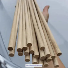 Cargar imagen en el visor de la galería, Dia.1.2-2.5cm Length 100-145cm BambooPro™ Solid Bamboo Rods for Ski Poles&Handicrafts & DIY projects Custom Orders welcome-NaturalMateriaStudio-NaturalMateriaStudio