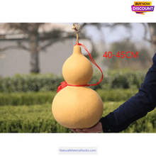 이미지를 갤러리 뷰어에 로드 , Double Bulbous Large Bottle Gourds 11.8"-19.7"(30-50CM) High dry & clean Wholesale amounts