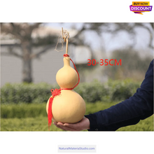 이미지를 갤러리 뷰어에 로드 , Double Bulbous Large Bottle Gourds 11.8"-19.7"(30-50CM) High dry & clean Wholesale amounts