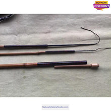 Lade das Bild in den Galerie-Viewer, Hand-made Traditional tenkara Bamboo Fishing Rods (2rods+1 Free Tip, Total 3 pcs)-NaturalMateriaStudio-NaturalMateriaStudio