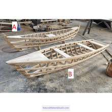Load image into Gallery viewer, Handmade L1.5-4.0Meter W0.4-1.0Meter European-style landscape wooden boats and be customized