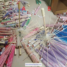 Carica l'immagine nel visualizzatore di Gallery, Handmade semi-finished bamboo umbrella skeleton/frames of different sizes(Dia.56cm-100cm) and styles(A&B)Can be customized