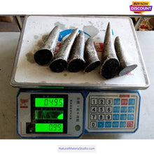 Load image into Gallery viewer, L 15-25cm Dia.3.5-5.0cm Raw Black Water Buffalo Horn Tips for Crafting