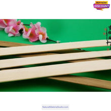 Carica l'immagine nel visualizzatore di Gallery, L160CM(63")Vaired size Assemble Bamboo Strips (0.5x4-5cm) for Bows & Boat frame building