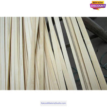 Carica l'immagine nel visualizzatore di Gallery, L160CM(63")Vaired size Assemble Bamboo Strips (0.5x4-5cm) for Bows & Boat frame building