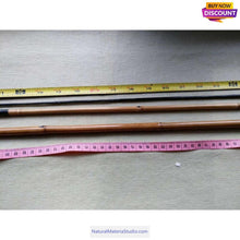 Load image into Gallery viewer, L7.8ft-10.8ft Hand-Made Traditional tenkara Bamboo Fishing Rods (3 + 1 Free Tip, Total 4 pcs)