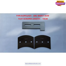 Cargar imagen en el visor de la galería, New Unique Scraper Kits (A+B) for Bowyers Bamboo Fly Rod Makers Artisans and Carpenters-NaturalMateriaStudio-NaturalMateriaStudio