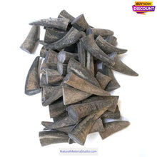 Carica l'immagine nel visualizzatore di Gallery, Offer Varied Length 4.0-15cm Raw Black Water Buffalo Horn Tips