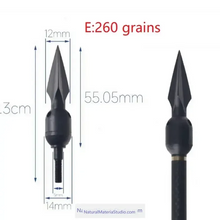 Cargar imagen en el visor de la galería, Outdoor Archery Arrowheads – Stainless Steel / High Carbon Steel, Traditional & Compound Bow Compatible-NaturalMateriaStudio-NaturalMateriaStudio