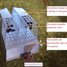 Cargar imagen en el visor de la galería, Pioneering Multi-Functional Remote Controlled Roly-poly Utility Towing/Net-pulling/Rescue/Baiting Boats-NaturalMateriaStudio-NaturalMateriaStudio