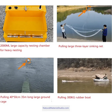 Cargar imagen en el visor de la galería, Pioneering Multi-Functional Remote Controlled Roly-poly Utility Towing/Net-pulling/Rescue/Baiting Boats-NaturalMateriaStudio-NaturalMateriaStudio