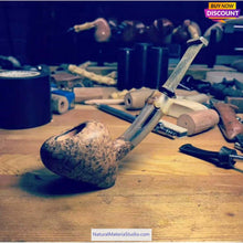 Lade das Bild in den Galerie-Viewer, Premium Long (10cm/3.94")Varied Dia.Water Black Buffalo Horn Rolls for Knife and Pipe Makers