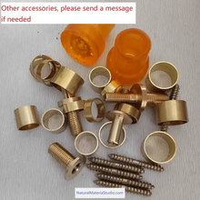 Cargar imagen en el visor de la galería, Premium Metal Cane Connectors and Decorative parts with Free Anti-Skid Pad – Ideal for DIY & Repairs-NaturalMateriaStudio-NaturalMateriaStudio