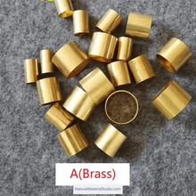 Cargar imagen en el visor de la galería, Premium Metal Cane Connectors and Decorative parts with Free Anti-Skid Pad – Ideal for DIY & Repairs-NaturalMateriaStudio-NaturalMateriaStudio