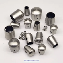 Cargar imagen en el visor de la galería, Premium Metal Cane Protective Cover and Decorative parts Suitable for all kinds of furniture and stairs-NaturalMateriaStudio-NaturalMateriaStudio