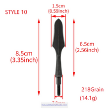 Load image into Gallery viewer, Premium Vintage Style High Carbon Steel Arrowheads Screw-In Broadheads for OD7.8mm Arrows