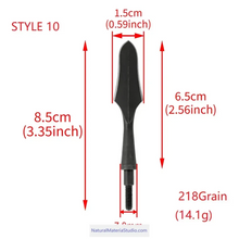 Cargar imagen en el visor de la galería, Premium Vintage Style High Carbon Steel Arrowheads Screw-In Broadheads for OD7.8mm Arrows-NaturalMateriaStudio-NaturalMateriaStudio