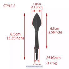 Cargar imagen en el visor de la galería, Premium Vintage Style High Carbon Steel Arrowheads Screw-In Broadheads for OD7.8mm Arrows-NaturalMateriaStudio-NaturalMateriaStudio