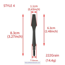 Cargar imagen en el visor de la galería, Premium Vintage Style High Carbon Steel Arrowheads Screw-In Broadheads for OD7.8mm Arrows-NaturalMateriaStudio-NaturalMateriaStudio