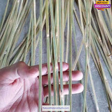 Cargar imagen en el visor de la galería, Rare and Comprehensive Size length:195cm/77" Skinned Bamboo Strips/Flats for Bamboo Weaving&handicraft making-NaturalMateriaStudio-NaturalMateriaStudio