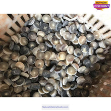 Carica l'immagine nel visualizzatore di Gallery, Raw Unpolished Tibet Yak L5.0-22cm Dia.1.8-3.5cm White&Colorful Solid Horn Tips for Crafting
