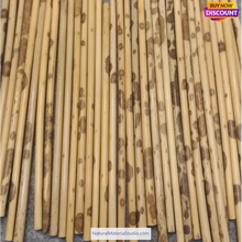 Carica l'immagine nel visualizzatore di Gallery, Selected D 0.4-1.3cm L18-150cm Red and Black speckled/Spot Bamboo Stems for Pipe Makers&Crafts making