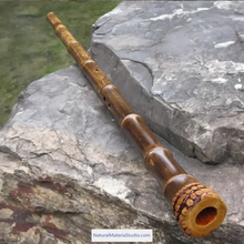 Cargar imagen en el visor de la galería, Selected Premium Black Bamboo Sticks (145cm-155cm) for Crafting Walking/Hiking Canes/Shakuhachi/Flutes(90-95cm)-NaturalMateriaStudio-NaturalMateriaStudio