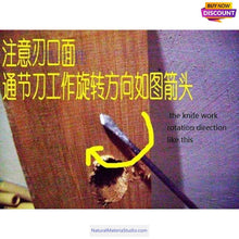 Lade das Bild in den Galerie-Viewer, Specialized Knife Sets for Remove internal bamboo knots for shakuhachi/tenkara bamboo fishing Rod/Arrow/Flute