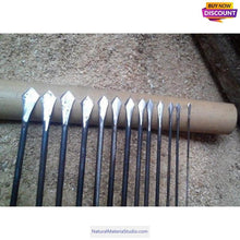 Cargar imagen en el visor de la galería, Specialized Knife Sets for Remove internal bamboo knots for shakuhachi/tenkara bamboo fishing Rod/Arrow/Flute-NaturalMateriaStudio-NaturalMateriaStudio