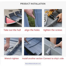 Cargar imagen en el visor de la galería, Supply PPR L2.3-4.4meters (7.6-14.5ft) Vehicle-mounted portable folding boats(2-5adults)+Free Ultimate Boating Companion Kit-NaturalMateriaStudio-NaturalMateriaStudio