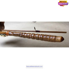 Lade das Bild in den Galerie-Viewer, Tenkara Bamboo Fishing Rod 2 Piece L1.5-2.1 meter(59"-83")with buddha bamboo handles wholesale amounts
